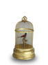 A small singing bird-in-cage, by Bontems