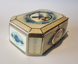 A very fine silver gilt and Imperial Yellow guilloche enamel singing bird box with timepiece, by C. A. Marguerat