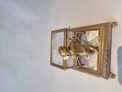 A Rare Palais Royal Musical Automaton Organ Grinder in Gilt Bronze and Mother-of-Pearl Jewellery box