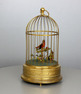 Vintage small double singing birds-in-cage, by Karl Griesbaum