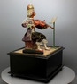 Antique monkey violinist musical automaton, most probably by J. Phalibois