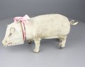 Antique walking and squealing hog automaton, by Roullet & Decamps