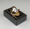 Antique Tortoiseshell and mother-of-pearl inlaid singing bird box