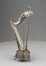 Antique Silver-gilt and amethyst mounted musical harp