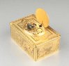 Antique Gilt metal singing bird box, by Bontems