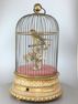 Antique large single singing bird-in-cage, by Jean Phalibois