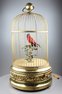 Large antique double singing birds-in-cage, by Bontems