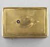 Antique Gilt metal singing bird box, by Bontems,