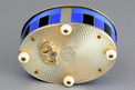 Silver-gilt and duet enamel oval singing bird box, by C. H. Marguerat