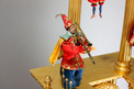 Antique gilt metal musical acrobat automaton timepiece, by Jean Robert Houdin