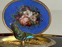 Tortoiseshell, gold and enamel singing bird box, by Charles Bruguier