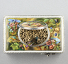 Silver-gilt and pictorial enamel Memento Mori singing bird box, by Karl Griesbaum