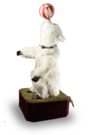 An extremely rare antique performing polar bear musical automaton, by Roullet & Decamps