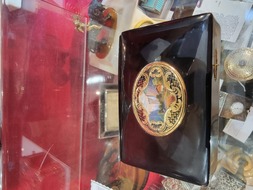 Gold and Tortoiseshell Singing Bird Box by Rochat