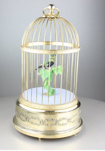 Small Antique Singing Bird Cage