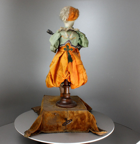 Antique Guitar playing Clown musical automaton, by Leopold Lambert