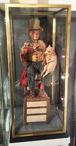 Antique Peasant and the Pig musical automaton, by Vichy-Triboulet