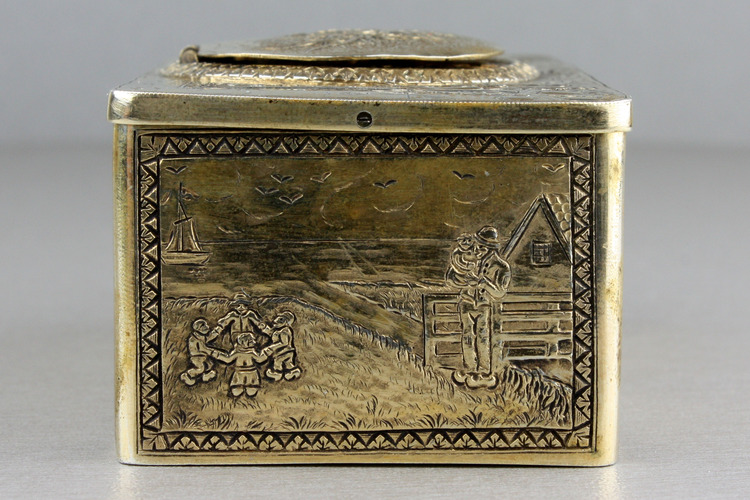 Silver-gilt singing bird box, by Karl Griesbaum